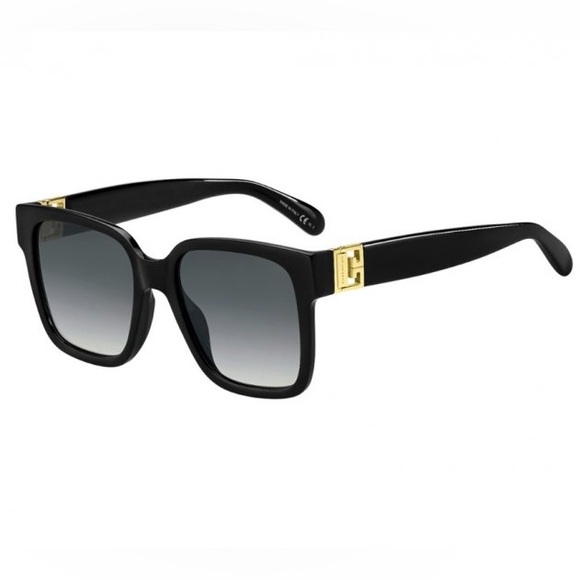 GIVENCHY Square Sunglasses GV 7141/G/S NEW Black With Gold main image 11